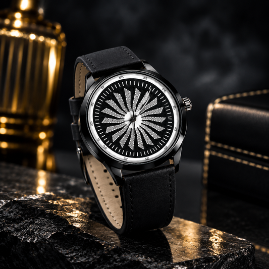 HARS Noir Eclipse – Premium Black Luxury Watch